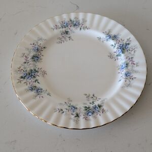 Royal Albert Blue Blossoms Bone China England Salad Plate 8"